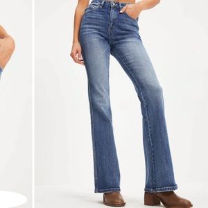 New Kancan Retro High Rise Bell Bottom Jeans 11/29